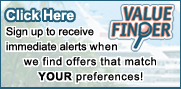 Sign up to receive Value Finder alerts 